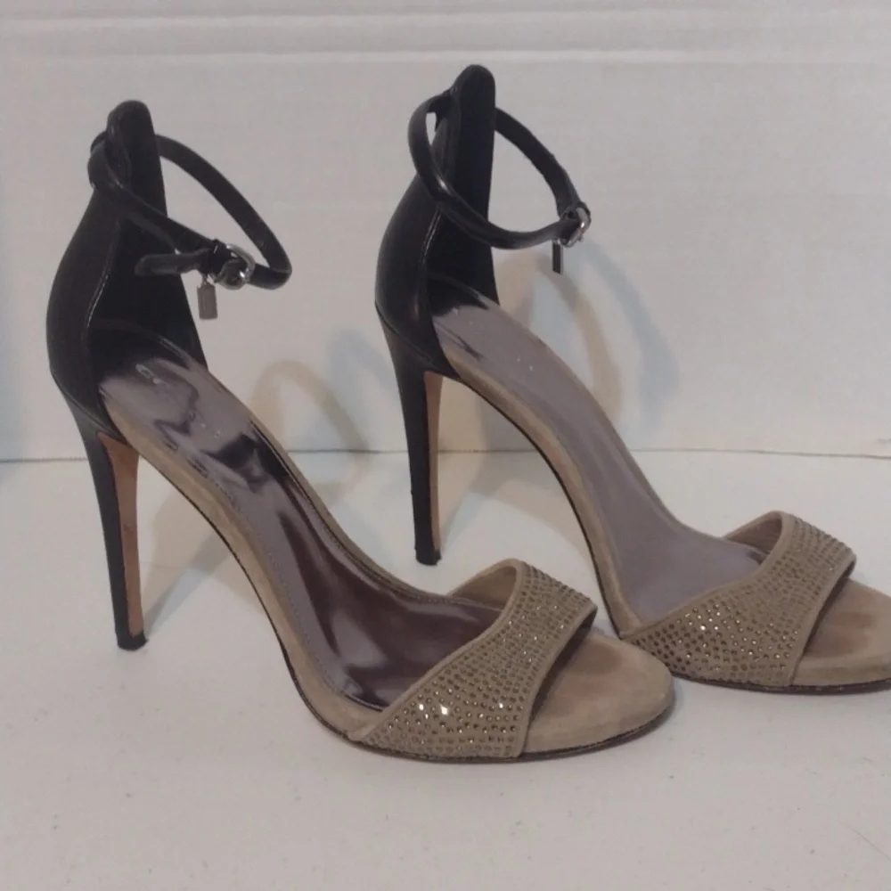 Coach bedazzled high heels size 9